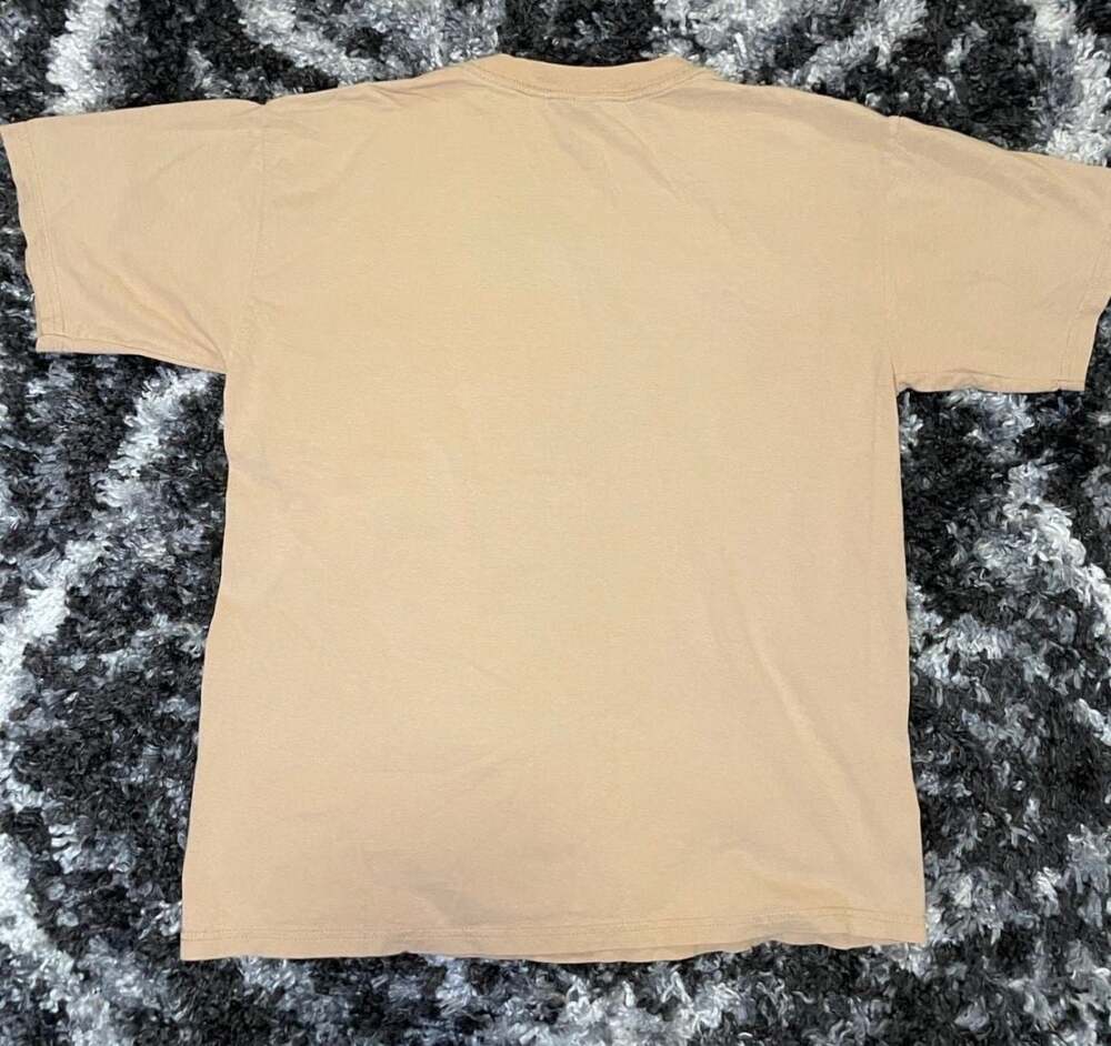 Vintage Route 66 California Historic Highway Graphic T-Shirt Tan Size Large - Picture 2 of 4